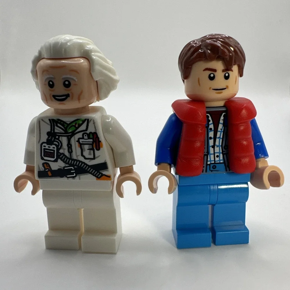 LEGO Back to the Future Doc Brown & Marty McFly 77256 SC138 SC139 Minifigures